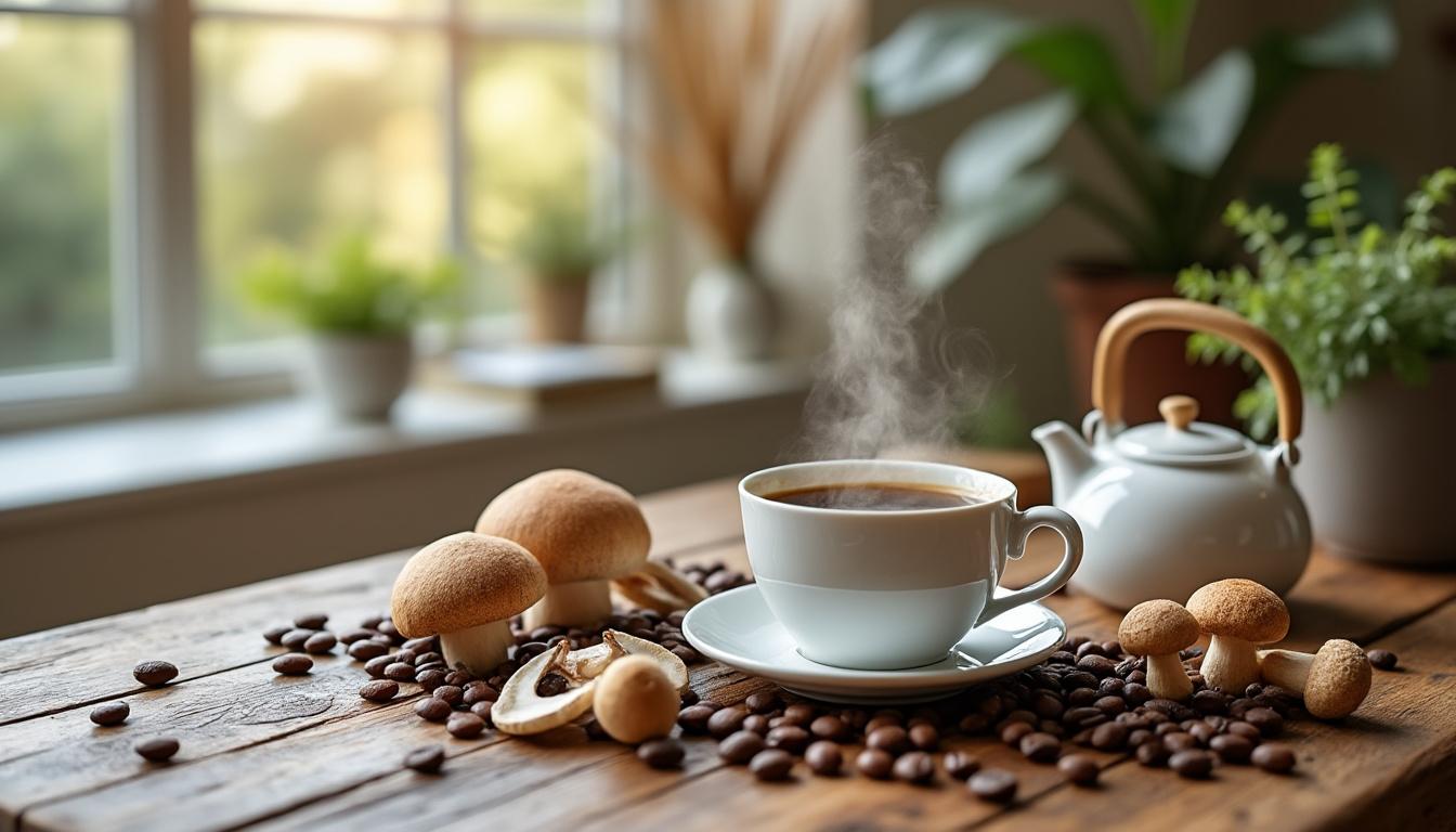 découvrez mon expérience de 30 jours à boire du café aux champignons et comment j'ai réussi à arrêter la caféine tout en profitant des bienfaits naturels.