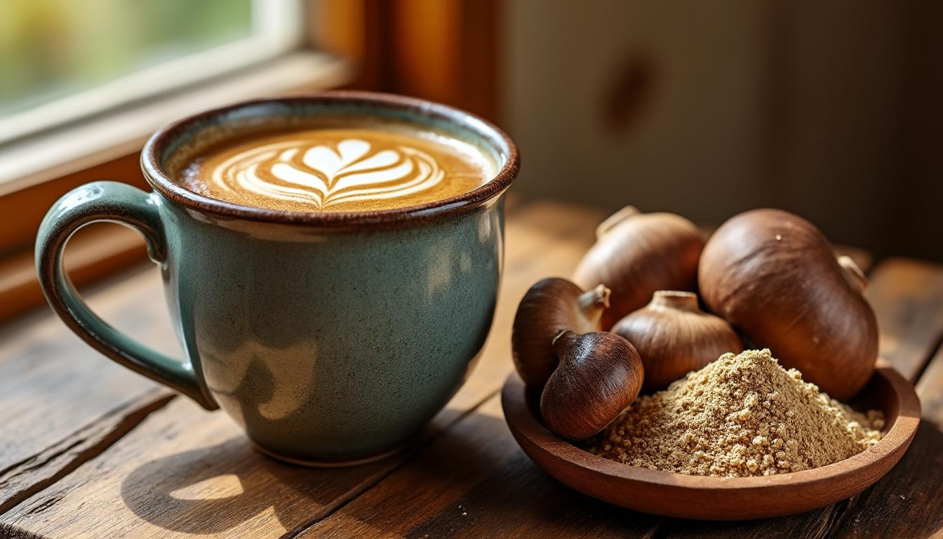 découvrez le café bulletproof aux champignons adaptogènes, une boisson énergisante et équilibrante qui booste votre concentration et renforce votre bien-être naturel.