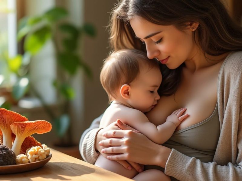 Champignons adaptogènes et allaitement : quels risques ?
