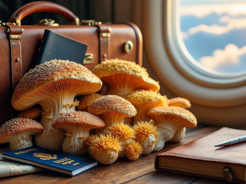 Champignons adaptogènes et jet lag : le guide du voyageur