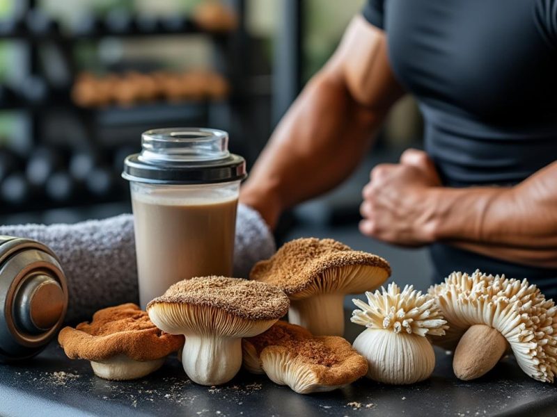 Champignons adaptogènes et musculation : prise de masse et récupération
