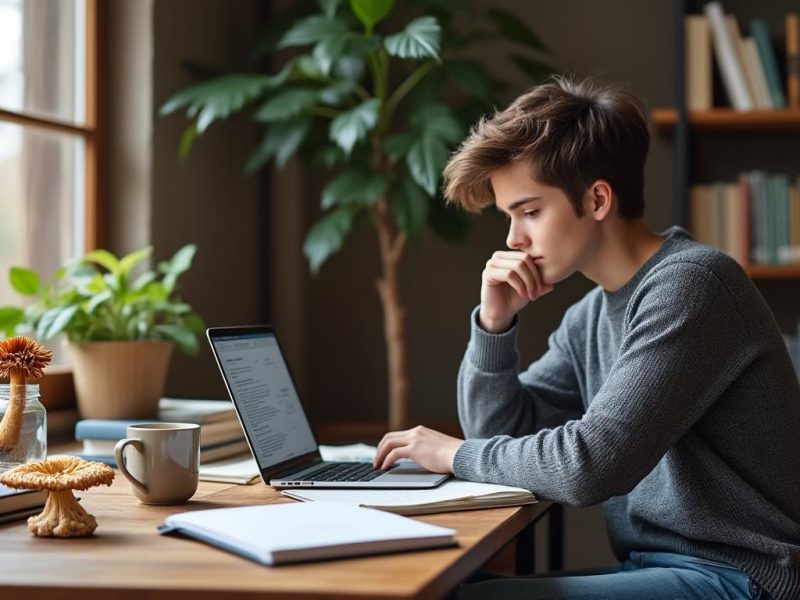 Champignons adaptogènes pour étudiants : révisions et examens