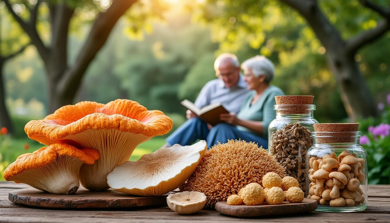 découvrez les bienfaits des champignons adaptogènes pour seniors, favorisant la mémoire et la vitalité au quotidien.