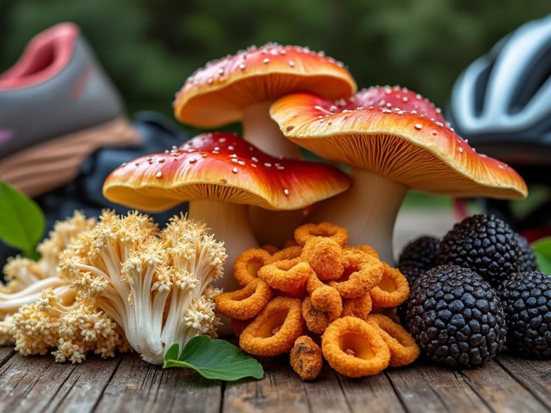 Champignons adaptogènes pour sportifs et athlètes