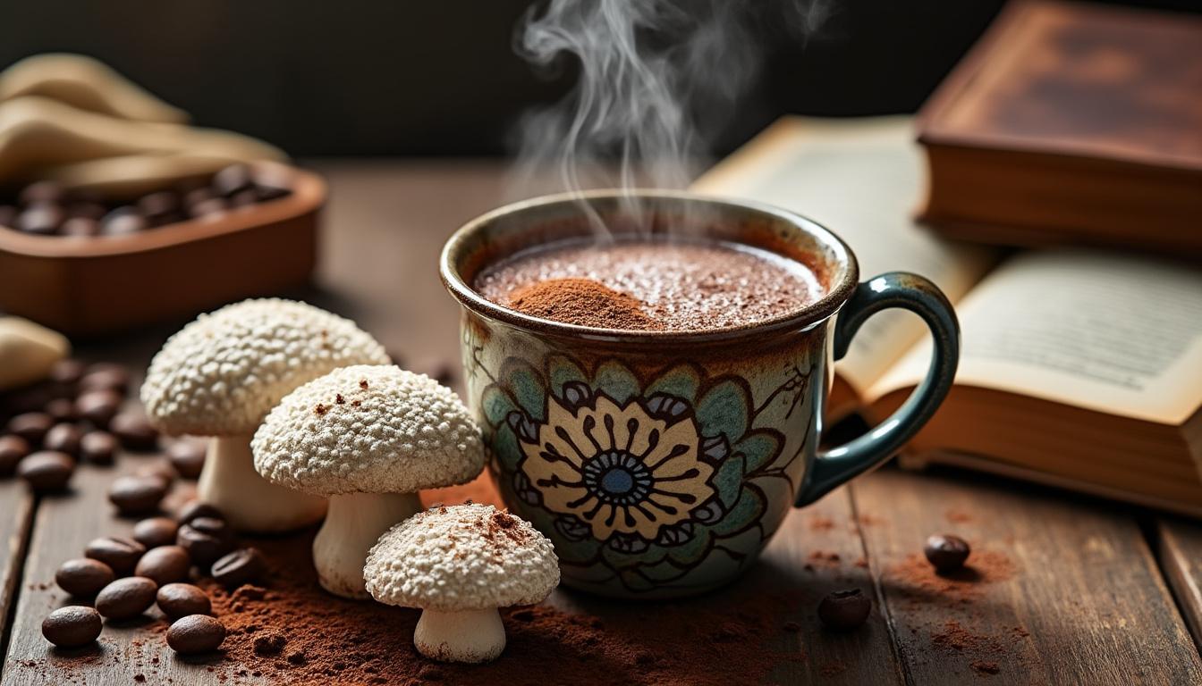 découvrez le chocolat chaud lion's mane, une délicieuse gourmandise qui stimule votre concentration et votre bien-être mental.