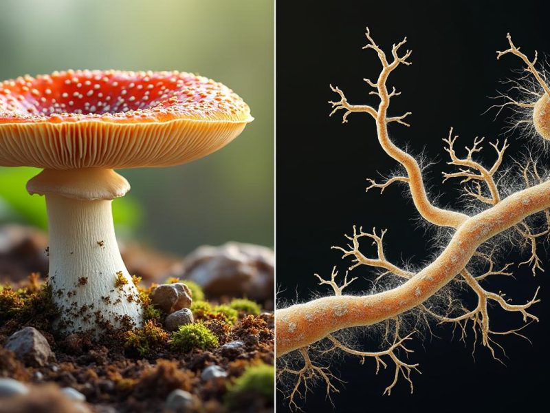 Fruiting body vs mycelium : quelle différence ?