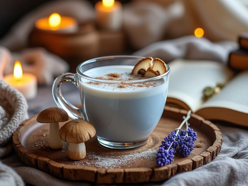 Moon milk aux champignons : rituel du coucher