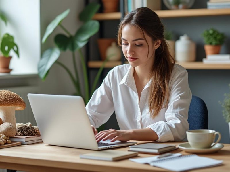 Routine champignons pour la concentration (étudiant/entrepreneur)