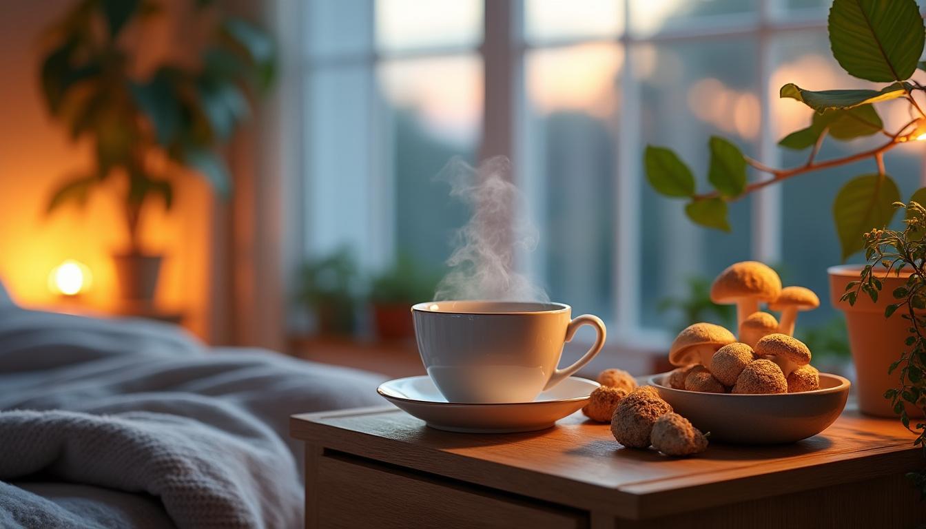 découvrez une routine du soir aux champignons pour favoriser la relaxation et un sommeil réparateur grâce à des astuces naturelles et apaisantes.