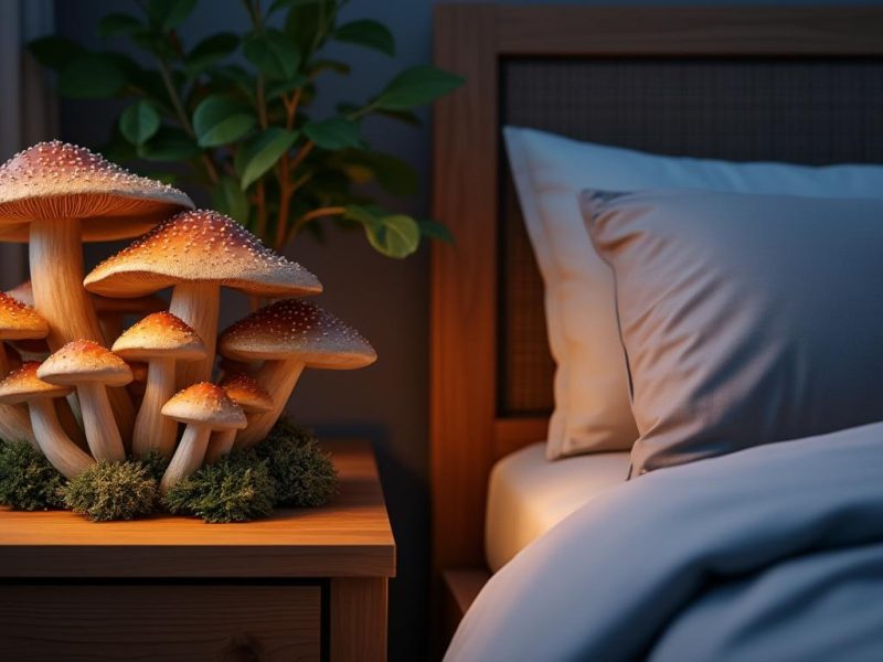 Routine du soir aux champignons : relaxation et sommeil