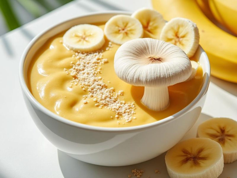 Smoothie Lion&rsquo;s Mane banane : focus garanti