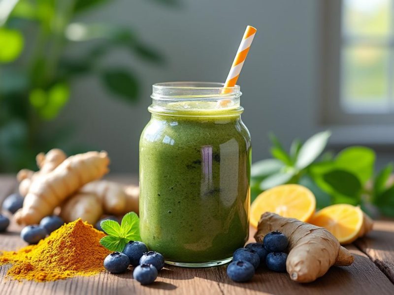 Smoothie adaptogène du matin : boost naturel
