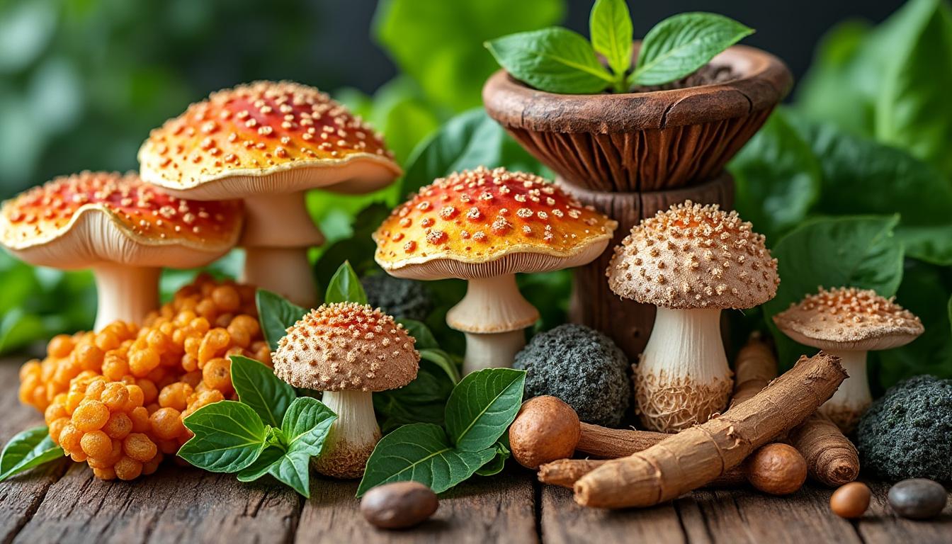 découvrez notre stack nootropique unique combinant champignons médicinaux et plantes adaptogènes pour booster votre concentration, améliorer votre créativité et réduire le stress naturellement.